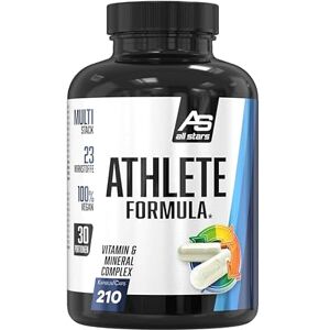 All Stars ATHLETE FORMULA 210 Kapseln mit Vitamin- und Mineralstoffe-Komplex vegan, 23 Mineralien, Spurenelemente und Vitamine von Vitamin A bis Zink All Stars ATHLETE FORMULA 210 Kapseln mit Vitamin- und Mineralstoffe-Komplex vegan, 23 Mineralien, Spurenelemente und Vitamine von Vitamin A bis Zink