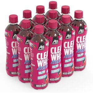 All Stars CLEAR WHEY ISOLATE, lecker, fruchtiger Eiweißdrink ohne Zuckerzusatz, Erfrischungsgetränk für Sportler mit hochwertigem Whey Protein Isolat mit nur 79 Kalorien, 12 x 500ml, Mixed Berry All Stars CLEAR WHEY ISOLATE, lecker, fruchtiger Eiweißdrink ohne Zuckerzusatz, Erfrischungsgetränk für Sportler mit hochwertigem Whey Protein Isolat mit nur 79 Kalorien, 12 x 500ml, Mixed Berry