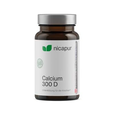 NICApur ® Calcium 300 D I mit dem Mineralstoff CALCIUM aus fossilen KORALLEN und VITAMIN D3 I Reinsubstanz ohne Zusatzstoffe I Für die Calciumversorgung der Knochen mit Vitamin D NICApur ® Calcium 300 D I mit dem Mineralstoff CALCIUM aus fossilen KORALLEN und VITAMIN D3 I Reinsubstanz ohne Zusatzstoffe I Für die Calciumversorgung der Knochen mit Vitamin D