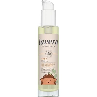 lavera Baby Pflegeöl hautberuhigend und nährend feuchtigkeitsspendend ohne Duft- & Konservierungsstoffe vegan Naturkosmetik 100 ml lavera Baby Pflegeöl hautberuhigend und nährend feuchtigkeitsspendend ohne Duft- & Konservierungsstoffe vegan Naturkosmetik 100 ml