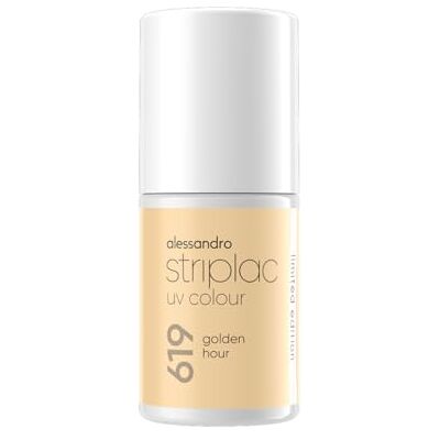 alessandro Striplac Uv Colour Golden Hour Deckend & Kratzfest bis zu 15 Tage Leichtes Auftragen Schonende Abziehtechnologie Vegan 6,5ml alessandro Striplac Uv Colour Golden Hour Deckend & Kratzfest bis zu 15 Tage Leichtes Auftragen Schonende Abziehtechnologie Vegan 6,5ml