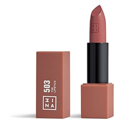 3ina The Lipstick 503 Nude Matte Creamy Lip Colour Long Lasting Lipstick with Vitamin E & Shea Butter Vegan Cruelty Free 3ina The Lipstick 503 Nude Matte Creamy Lip Colour Long Lasting Lipstick with Vitamin E & Shea Butter Vegan Cruelty Free