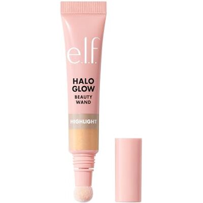 e.l.f. Halo Glow Highlight Beauty Wand, flüssiger Highlighter Wand für strahlende, leuchtende Haut, aufbaubare Formel, vegan und tierversuchsfrei, Holographic Honey e.l.f. Halo Glow Highlight Beauty Wand, flüssiger Highlighter Wand für strahlende, leuchtende Haut, aufbaubare Formel, vegan und tierversuchsfrei, Holographic Honey