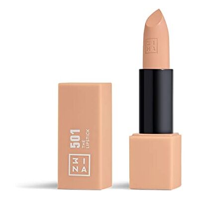 3ina The Lipstick 501 Classic beige Matte Creamy Lip Colour Long Lasting Lipstick with Vitamin E & Shea Butter Vegan Cruelty Free 3ina The Lipstick 501 Classic beige Matte Creamy Lip Colour Long Lasting Lipstick with Vitamin E & Shea Butter Vegan Cruelty Free