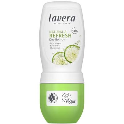 lavera Natural & Refresh Deo Roll-On Körperpflege 50 ml Bio-Limette & natürliche Mineralien, 48 h Schutz, frisches Hautgefühl, vegan, Naturkosmetik lavera Natural & Refresh Deo Roll-On Körperpflege 50 ml Bio-Limette & natürliche Mineralien, 48 h Schutz, frisches Hautgefühl, vegan, Naturkosmetik