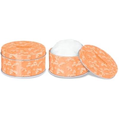 L'Erboristica Athena's Talchiera aus Blech mit Daunen, Talkum mit Kamelienblüten, 100 g, hergestellt in Italien L'Erboristica Athena's Talchiera aus Blech mit Daunen, Talkum mit Kamelienblüten, 100 g, hergestellt in Italien