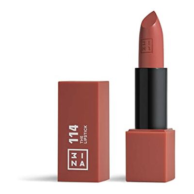 3ina The Lipstick 114 Terracotta brown Matte Creamy Lip Colour Long Lasting Lipstick with Vitamin E & Shea Butter Vegan Cruelty Free 3ina The Lipstick 114 Terracotta brown Matte Creamy Lip Colour Long Lasting Lipstick with Vitamin E & Shea Butter Vegan Cruelty Free
