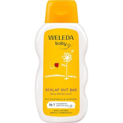 WELEDA Baby Calendula Schlaf Gut Bad 200ml Lavendelöl vegan Bio Badezusatz Naturkosmetik Pflegebad Mandelöl Sesamöl abendliche Entspannung für Babys natürlicher Badezusatz Bio Kinder Schlaf Gut Bad WELEDA Baby Calendula Schlaf Gut Bad 200ml Lavendelöl vegan Bio Badezusatz Naturkosmetik Pflegebad Mandelöl Sesamöl abendliche Entspannung für Babys natürlicher Badezusatz Bio Kinder Schlaf Gut Bad