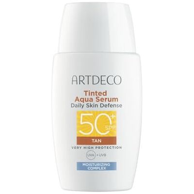 Artdeco Tinted Aqua Serum Daily Skin Defense SPF50+ – Getönte Tagespflege mit sehr hohem Sonnenschutz ultraleichtes Fluid mit Hyaluronsäure & Vitamin E natürliches Finish – 1 x 40 ml Artdeco Tinted Aqua Serum Daily Skin Defense SPF50+ – Getönte Tagespflege mit sehr hohem Sonnenschutz ultraleichtes Fluid mit Hyaluronsäure & Vitamin E natürliches Finish – 1 x 40 ml