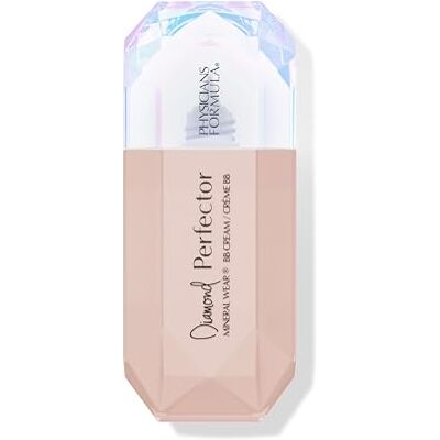 Physicians Formula Mineral Wear Diamond Perfector BB Cream, Getönte Feuchtigkeitscreme mit Diamantextrakt und Vitamin E, Leichte Deckkraft, Leuchtendes Finish, Light to Medium Physicians Formula Mineral Wear Diamond Perfector BB Cream, Getönte Feuchtigkeitscreme mit Diamantextrakt und Vitamin E, Leichte Deckkraft, Leuchtendes Finish, Light to Medium
