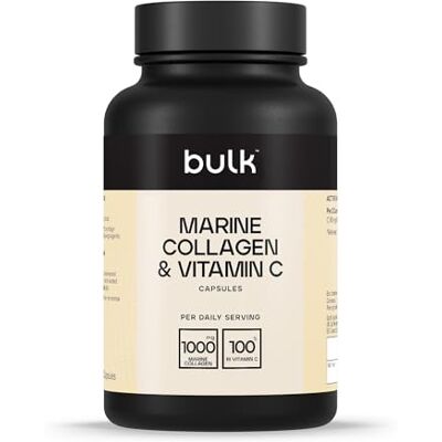 Bulk Meereskollagen & Vitamin C Kapseln, Packung mit 180 2160 mg Pro Portion Bulk Meereskollagen & Vitamin C Kapseln, Packung mit 180 2160 mg Pro Portion