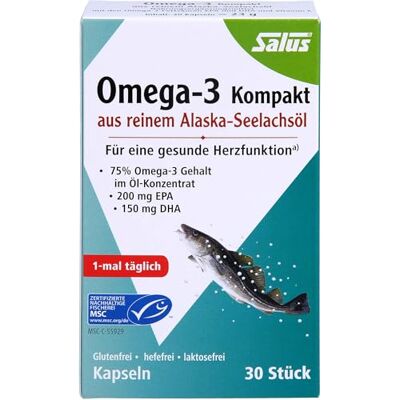 Salus - Omega-3 Kompakt Kapseln - Dietary supplement Salus - Omega-3 Kompakt Kapseln - Dietary supplement