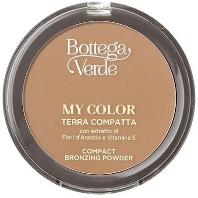 Bottega Verde My Color Kompakte Erde mit Orangenblüten-Extrakt und Vitamin E natürlicher Bräunungseffekt (8 g) Mandel Bottega Verde My Color Kompakte Erde mit Orangenblüten-Extrakt und Vitamin E natürlicher Bräunungseffekt (8 g) Mandel