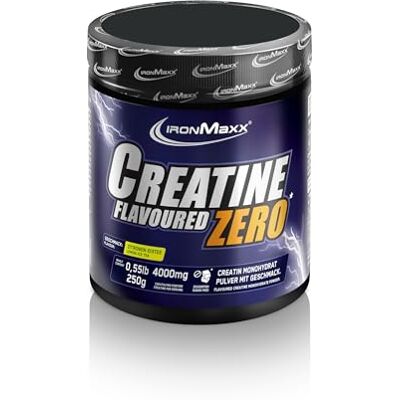 IronMaxx Creatine Powder 250g Lemon Ice Tea Hochdosiertes & 100% reines Creatin Monohydrat Pulver, 4000mg Kreatin pro Portion, Vegan & zuckerfrei, Mit fruchtigem Geschmack IronMaxx Creatine Powder 250g Lemon Ice Tea Hochdosiertes & 100% reines Creatin Monohydrat Pulver, 4000mg Kreatin pro Portion, Vegan & zuckerfrei, Mit fruchtigem Geschmack