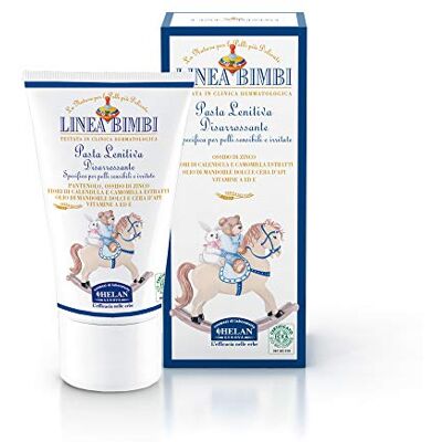 Helan , Linie Kinder Bio, beruhigende Paste, Entötung, Windelwechselpaste, mit Panthenol und Zinkoxid, für empfindliche und gereizte Haut, 50 ml Helan , Linie Kinder Bio, beruhigende Paste, Entötung, Windelwechselpaste, mit Panthenol und Zinkoxid, für empfindliche und gereizte Haut, 50 ml