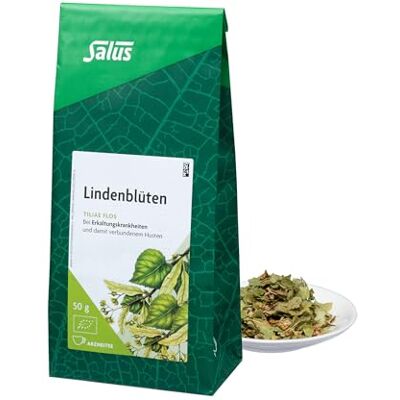 Salus Lindenblüten Tee 1x 50 g Beutel lose Arzneitee Tiliae flos bei Erkältungskrankheiten und damit verbundenen Husten bio Salus Lindenblüten Tee 1x 50 g Beutel lose Arzneitee Tiliae flos bei Erkältungskrankheiten und damit verbundenen Husten bio