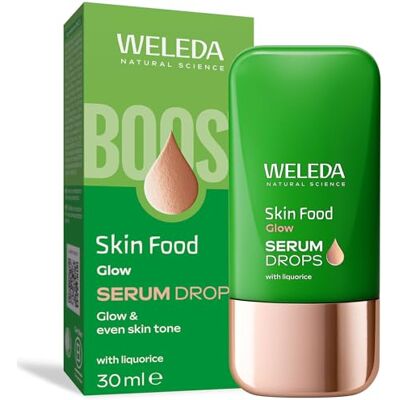 WELEDA Skin Food Glow Serum Drops 30ml Süßholz Pigmentflecken vegan Bio WELEDA Skin Food Glow Serum Drops 30ml Süßholz Pigmentflecken vegan Bio