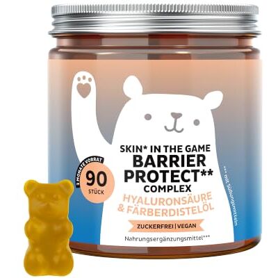 Bears with Benefits Gummibärchen Hyaluronsäure Hautpflege 90 Stück Skin in the Game Hyaluronsäure, Zink, Vitamin D & E, Färberdistelöl Vorrat für 3 Monate Zuckerfrei, Vegan Bears with Benefits Gummibärchen Hyaluronsäure Hautpflege 90 Stück Skin in the Game Hyaluronsäure, Zink, Vitamin D & E, Färberdistelöl Vorrat für 3 Monate Zuckerfrei, Vegan