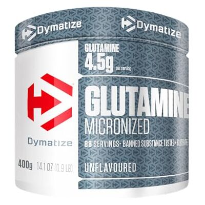 Dymatize Glutamine Micronized Unflavoured Powder 400g Aminosäure Glutamin Dymatize Glutamine Micronized Unflavoured Powder 400g Aminosäure Glutamin