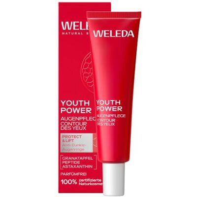 WELEDA Bio Youth Power Augenpflege Protect & Lift Granatapfel & Astaxanthin Naturkosmetik Anti Falten Gesichtspflege Augencreme mindert Falten, Augenringe & Schwellungen und strafft (vegan, 12ml) WELEDA Bio Youth Power Augenpflege Protect & Lift Granatapfel & Astaxanthin Naturkosmetik Anti Falten Gesichtspflege Augencreme mindert Falten, Augenringe & Schwellungen und strafft (vegan, 12ml)