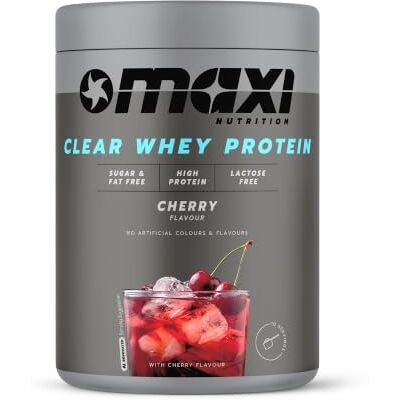MaxiNutrition Clear Whey Protein Dose 300g Cherry Clear Whey mit 24g Protein und Vitamin B6, ebenfalls Zucker und Fettfrei MaxiNutrition Clear Whey Protein Dose 300g Cherry Clear Whey mit 24g Protein und Vitamin B6, ebenfalls Zucker und Fettfrei