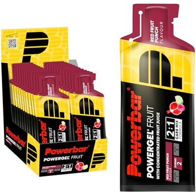 Powerbar PowerGel (24x41g) Red Fruit Punch Energie & Ausdauer Energie-Gel Powerbar PowerGel (24x41g) Red Fruit Punch Energie & Ausdauer Energie-Gel