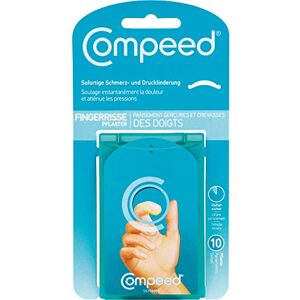 Compeed Fingerrissepflaster – Fingerpflaster mit Hydrokolloid gegen eingerissene Fingerkuppen und Risse der Nagelhaut, 10 Pflaster Compeed Fingerrissepflaster – Fingerpflaster mit Hydrokolloid gegen eingerissene Fingerkuppen und Risse der Nagelhaut, 10 Pflaster