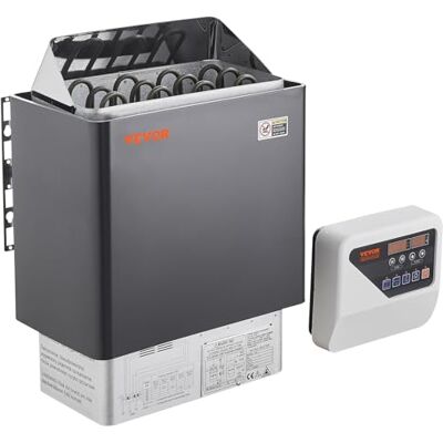 VEVOR Saunaofen, 6 kW, 400 V, 3N tragbarer Saunaofen für drinnen & draußen mit 3-Stunden-Timer, digitaler Regler für 5–9 m³ großes Zuhause, gewerbliche Nutzung in Hotel-Spa-Duschen, max. 110 °C VEVOR Saunaofen, 6 kW, 400 V, 3N tragbarer Saunaofen für drinnen & draußen mit 3-Stunden-Timer, digitaler Regler für 5–9 m³ großes Zuhause, gewerbliche Nutzung in Hotel-Spa-Duschen, max. 110 °C