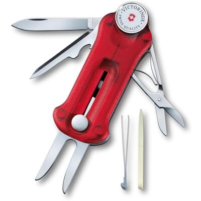 Victorinox Schweizer Taschenmesser Golf Tool, Multitool, 10 Funktionen, Rot Victorinox Schweizer Taschenmesser Golf Tool, Multitool, 10 Funktionen, Rot