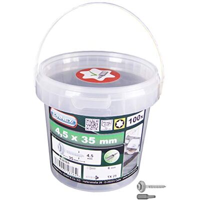 Connex B30165 - 100 db rozsdamentes acél Torx csavar készlet - Tartós és ellenálló Connex B30165 - 100 db rozsdamentes acél Torx csavar készlet - Tartós és ellenálló
