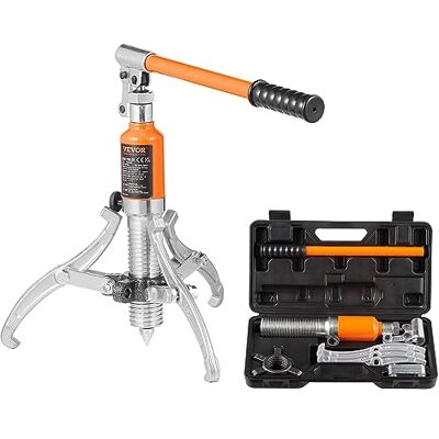 VEVOR Hydraulischer Zahnradabzieher, 5 t Maximale Kapazität, Radlager-Abziehtrenner, 2- oder 3-Backen-Abzieher, Vertikal & Horizontal, 228,6 mm Backen-Hydraulikabzieher mit Koffer zum Ziehen VEVOR Hydraulischer Zahnradabzieher, 5 t Maximale Kapazität, Radlager-Abziehtrenner, 2- oder 3-Backen-Abzieher, Vertikal & Horizontal, 228,6 mm Backen-Hydraulikabzieher mit Koffer zum Ziehen
