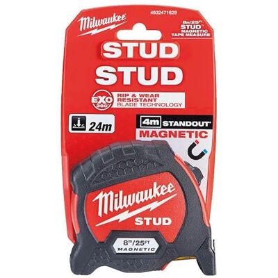 Milwaukee Stud Gen2 Magnetbandmaß, 8 m Milwaukee Stud Gen2 Magnetbandmaß, 8 m