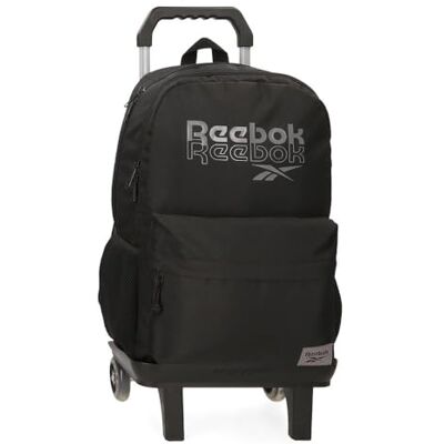 Reebok Melbourne Schulrucksack mit Wagen schwarz 31 x 44 x 15 cm Polyester by Joumma Bags, Schwarz, Talla única, Schulrucksack mit Trolley Reebok Melbourne Schulrucksack mit Wagen schwarz 31 x 44 x 15 cm Polyester by Joumma Bags, Schwarz, Talla única, Schulrucksack mit Trolley