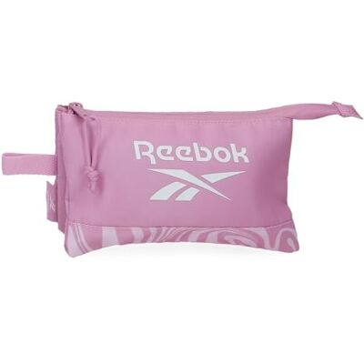 Reebok Joumma Bags by Joumma Bags, 3-teilig, Rosa, 22 x 12 x 5 cm, Polyester, Rosa, Dreifaches Federmäppchen Reebok Joumma Bags by Joumma Bags, 3-teilig, Rosa, 22 x 12 x 5 cm, Polyester, Rosa, Dreifaches Federmäppchen