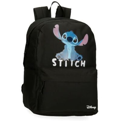 Disney Joumma Stitch Cute Schulrucksack, 39,6 cm, Schwarz, 31,5 x 45 x 15 cm, Polyester, 21,26 l, Schwarz, Talla única, Schulrucksack, anpassbar an Trolley Disney Joumma Stitch Cute Schulrucksack, 39,6 cm, Schwarz, 31,5 x 45 x 15 cm, Polyester, 21,26 l, Schwarz, Talla única, Schulrucksack, anpassbar an Trolley