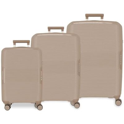 MOVOM Inari Champagne Gepäckset 54x78x31 cm, starres Polypropylen, integrierter TSA-Verschluss, 226L 10.6kg, 4 Doppelrollen, Handgepäck MOVOM Inari Champagne Gepäckset 54x78x31 cm, starres Polypropylen, integrierter TSA-Verschluss, 226L 10.6kg, 4 Doppelrollen, Handgepäck