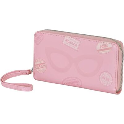 KARACTERMANIA Barbie Travel-Unverzichtbare Geldbörse, Rosa, 19 x 10 cm KARACTERMANIA Barbie Travel-Unverzichtbare Geldbörse, Rosa, 19 x 10 cm