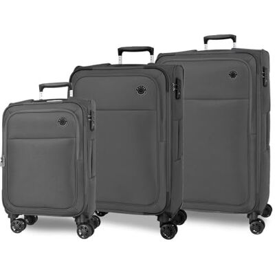 MOVOM Atlanta Kofferset, Einheitsgröße, grau, Talla única, Koffer Set MOVOM Atlanta Kofferset, Einheitsgröße, grau, Talla única, Koffer Set