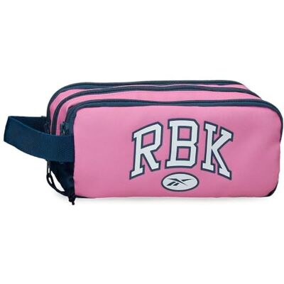 Reebok Chicago Estuche Triple Rosa 22x10x9 cm Polyester 1, 98L von Joumma Bags Reebok Chicago Estuche Triple Rosa 22x10x9 cm Polyester 1, 98L von Joumma Bags