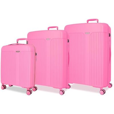 MOVOM Koffer-Set, Rosa, 55/68/78 cm, starr, 11,4 kg, TSA-Verschluss, Polypropylen, 11,4 kg, 217 V, Handgepäck, Rosa, Talla única, Koffer-Set MOVOM Koffer-Set, Rosa, 55/68/78 cm, starr, 11,4 kg, TSA-Verschluss, Polypropylen, 11,4 kg, 217 V, Handgepäck, Rosa, Talla única, Koffer-Set