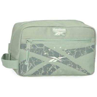 Reebok Trace Kulturbeutel mit Zwei Fächern, anpassbar, Grün, 25 x 15 x 10 cm, Polyester von Joumma Bags Reebok Trace Kulturbeutel mit Zwei Fächern, anpassbar, Grün, 25 x 15 x 10 cm, Polyester von Joumma Bags