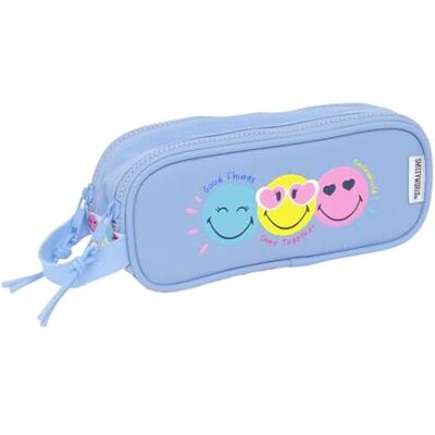 safta Smiley World Joyful Federmäppchen, doppelt, recycelbarer Stoff, Federmäppchen für Kinder, ideal für Kinder im Schulalter, bequem und vielseitig, Qualität und Widerstandsfähigkeit, 21 x 6 x 8 cm, safta Smiley World Joyful Federmäppchen, doppelt, recycelbarer Stoff, Federmäppchen für Kinder, ideal für Kinder im Schulalter, bequem und vielseitig, Qualität und Widerstandsfähigkeit, 21 x 6 x 8 cm,