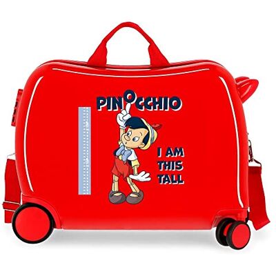 Disney Pinocchio Kinderkoffer, Rot, 50 x 39 x 20 cm, starr, ABS-Kombinationsverschluss, 34 l, 1,8 kg, 4 Räder Disney Pinocchio Kinderkoffer, Rot, 50 x 39 x 20 cm, starr, ABS-Kombinationsverschluss, 34 l, 1,8 kg, 4 Räder