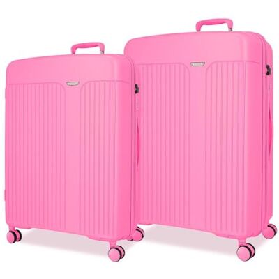 MOVOM Kofferset, Rosa, 68/78 cm, starr, 8,6 kg, TSA-Verschluss, Polypropylen, 8,6 kg, 180 LExspannbar, Rosa, Talla única, Koffer-Set MOVOM Kofferset, Rosa, 68/78 cm, starr, 8,6 kg, TSA-Verschluss, Polypropylen, 8,6 kg, 180 LExspannbar, Rosa, Talla única, Koffer-Set