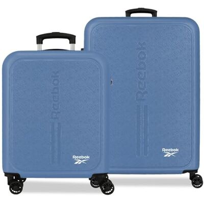 Reebok Boston Denim Kofferset, 46 x 65 x 25 cm, starres ABS, integriertes Kombinationsschloss 56L 6.6 kg, 4 Doppelräder, Handgepäck Reebok Boston Denim Kofferset, 46 x 65 x 25 cm, starres ABS, integriertes Kombinationsschloss 56L 6.6 kg, 4 Doppelräder, Handgepäck