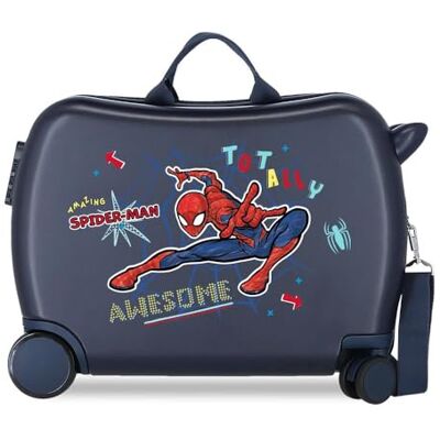 Marvel Spiderman Totally awesome Kinderkoffer Blau 50 x 39 x 20 cm Starres ABS Seitliches Zahlenschloss 34 L 1,8 kg 4 Rollen Handgepäck Marvel Spiderman Totally awesome Kinderkoffer Blau 50 x 39 x 20 cm Starres ABS Seitliches Zahlenschloss 34 L 1,8 kg 4 Rollen Handgepäck