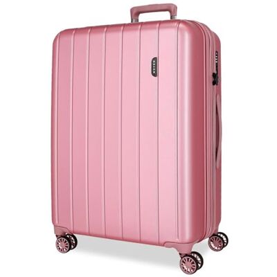 MOVOM Wood Großer Koffer, Rosa, 53 x 78 x 31 cm, starr, 4,8 kg, TSA-ABS-Verschluss, 4,8 kg, 108 l, Rosa, Talla única, Großer Koffer MOVOM Wood Großer Koffer, Rosa, 53 x 78 x 31 cm, starr, 4,8 kg, TSA-ABS-Verschluss, 4,8 kg, 108 l, Rosa, Talla única, Großer Koffer