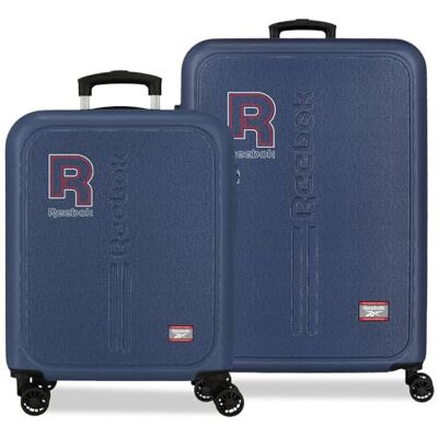 Reebok Queens Marine Gepäckset 46x65x25 cm, starres ABS-Kombinationsschloss, integriertes 56L 6.6 kg, 4 Doppelräder, Handgepäck Reebok Queens Marine Gepäckset 46x65x25 cm, starres ABS-Kombinationsschloss, integriertes 56L 6.6 kg, 4 Doppelräder, Handgepäck