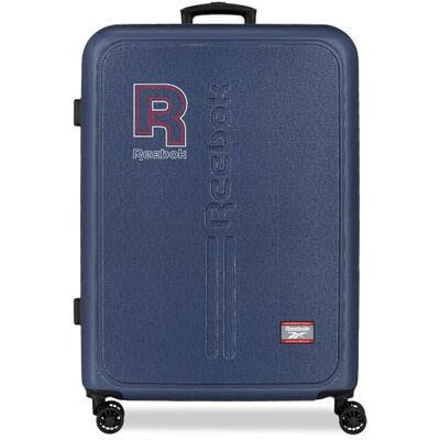 Reebok Queens Navy Mittelgroßer Koffer, 46 x 65 x 25 cm, starres ABS-Kombinationsschloss, integriert, 56L 4kg, 4 Doppelräder von Joumma Bags Reebok Queens Navy Mittelgroßer Koffer, 46 x 65 x 25 cm, starres ABS-Kombinationsschloss, integriert, 56L 4kg, 4 Doppelräder von Joumma Bags