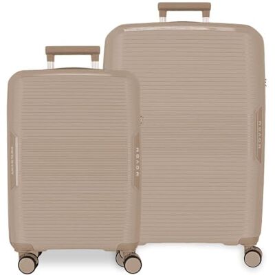 MOVOM Inari Champagne Gepäckset, 49 x 68 x 27 cm, starres Polypropylen, integrierter TSA-Verschluss, 113L 6.1 kg, 4 Doppelrollen, Handgepäck MOVOM Inari Champagne Gepäckset, 49 x 68 x 27 cm, starres Polypropylen, integrierter TSA-Verschluss, 113L 6.1 kg, 4 Doppelrollen, Handgepäck